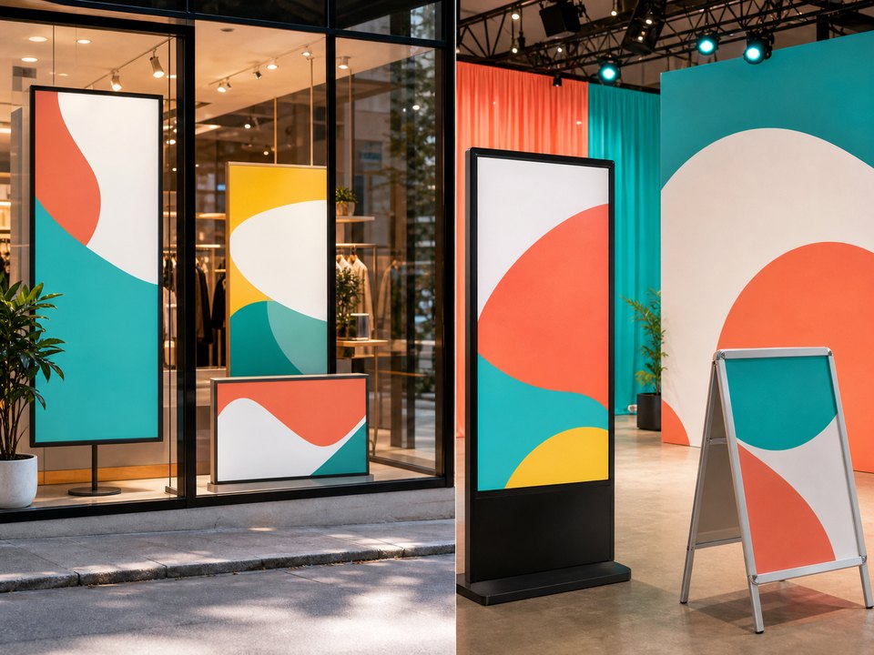 Graphics and promotion display media